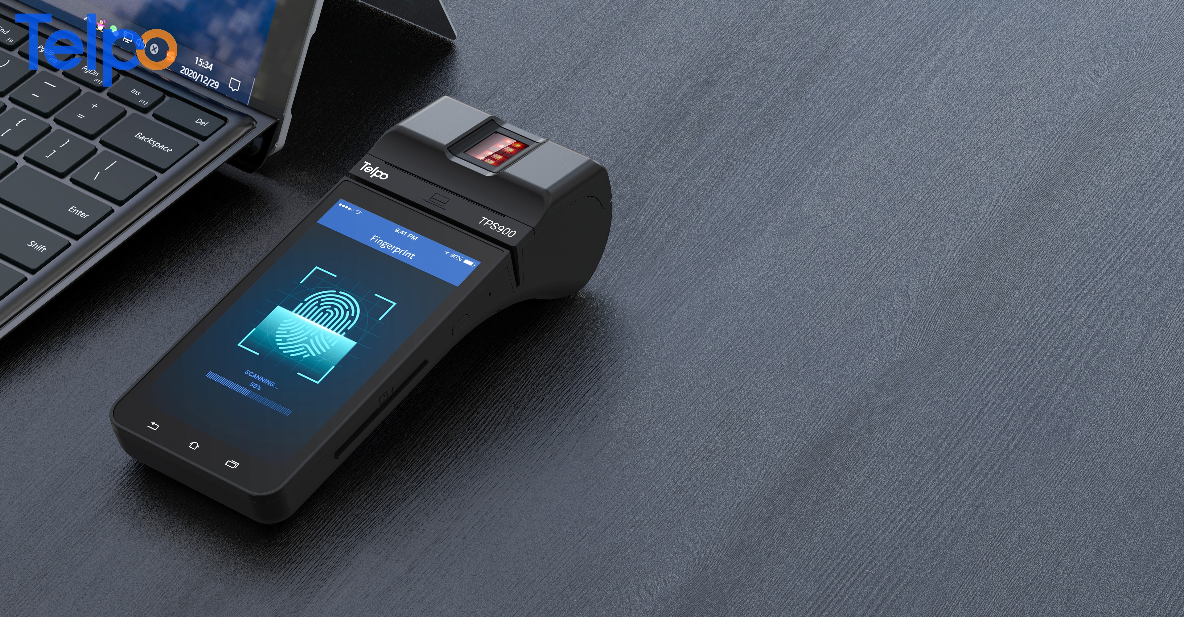 Biometric payment terminal TPS900